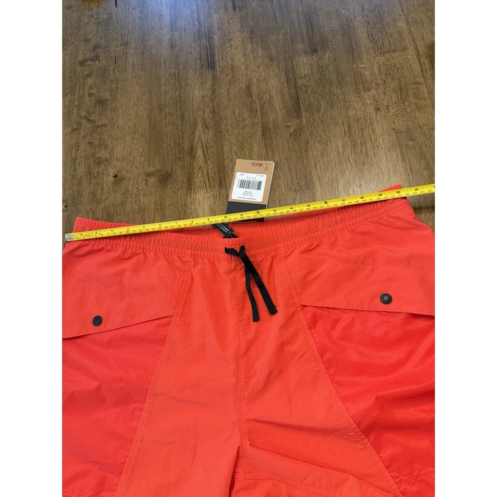 NWT The North Face Outline Shorts Horizon Red WindWall Mesh XXL